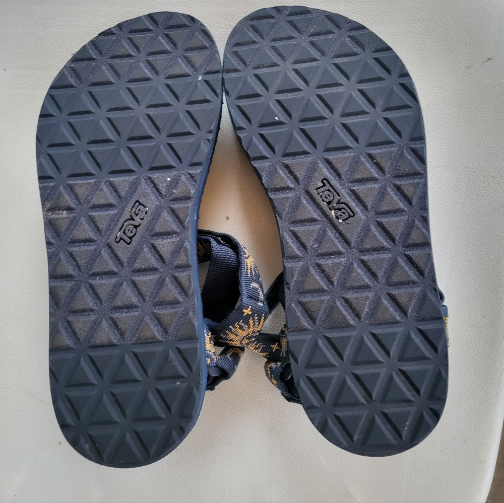 Teva Women's Sandals in Navy with Gold Accents - Picture 3 of 5